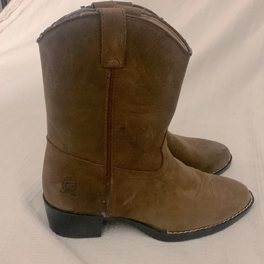 Durango Youth Distressed Leather Cowboy Boots